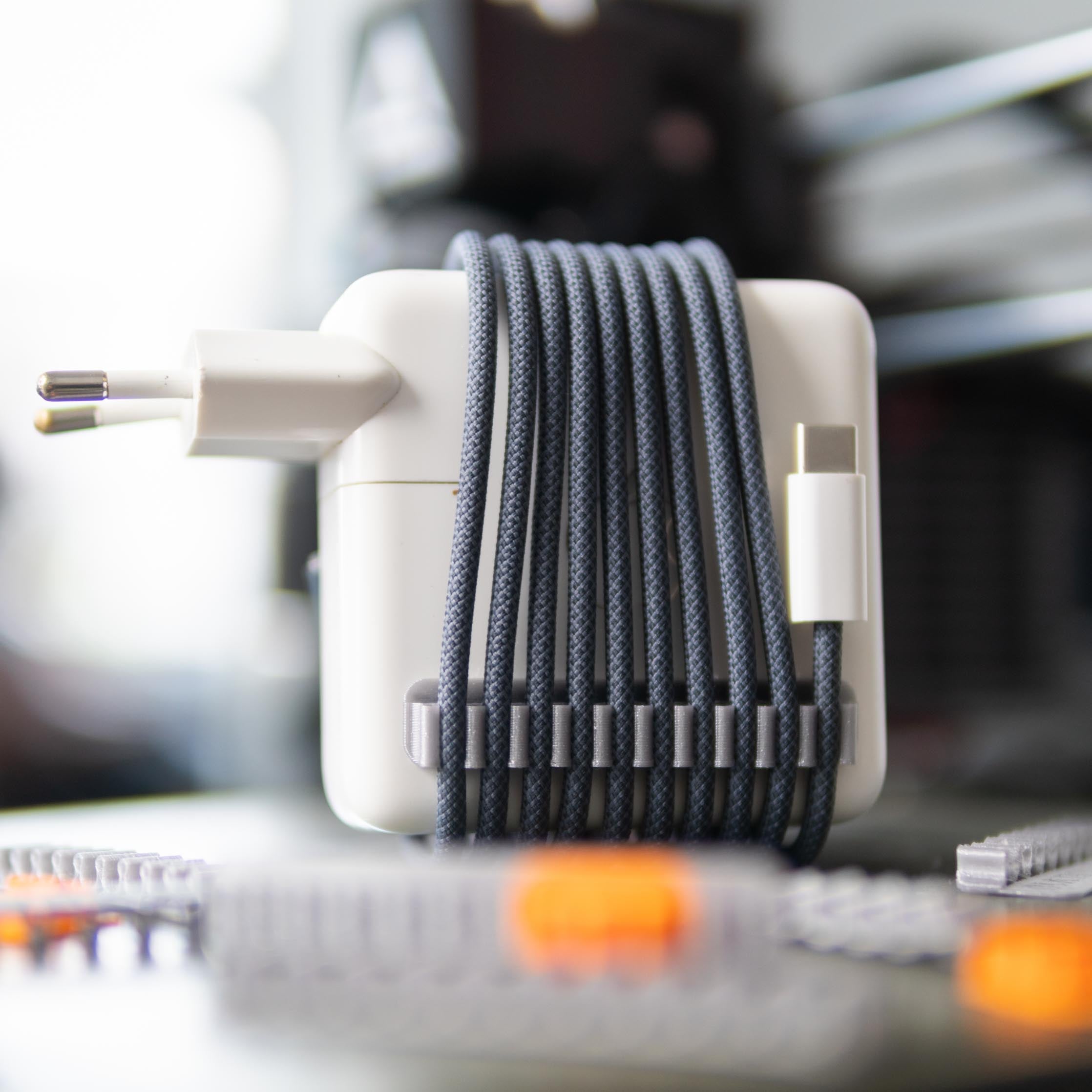 deltahub-holdx-cable-wrapper-kabelorganizer-3d-modell image 2