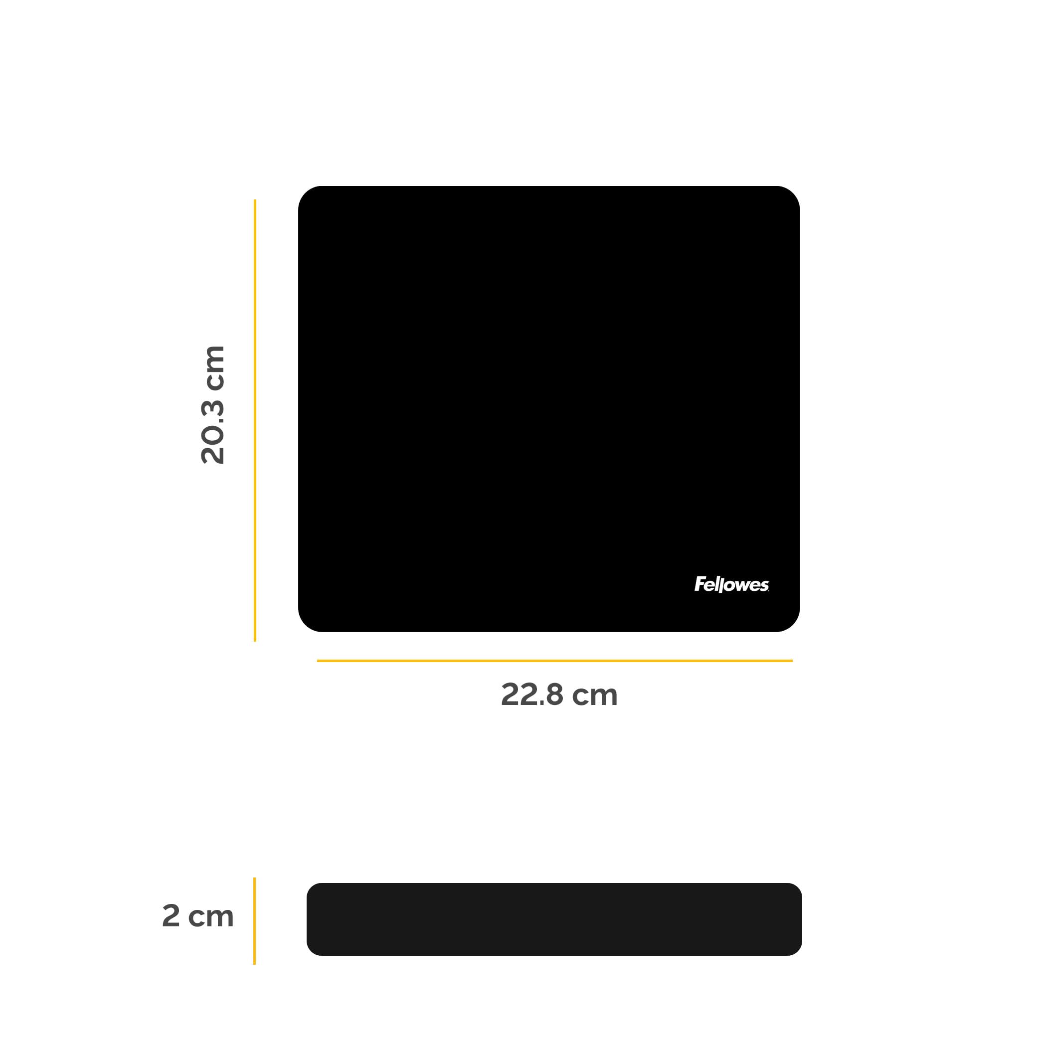 fellowes-mauspad-recycelt-228x203-mm-rutschfest-schwarz image 2