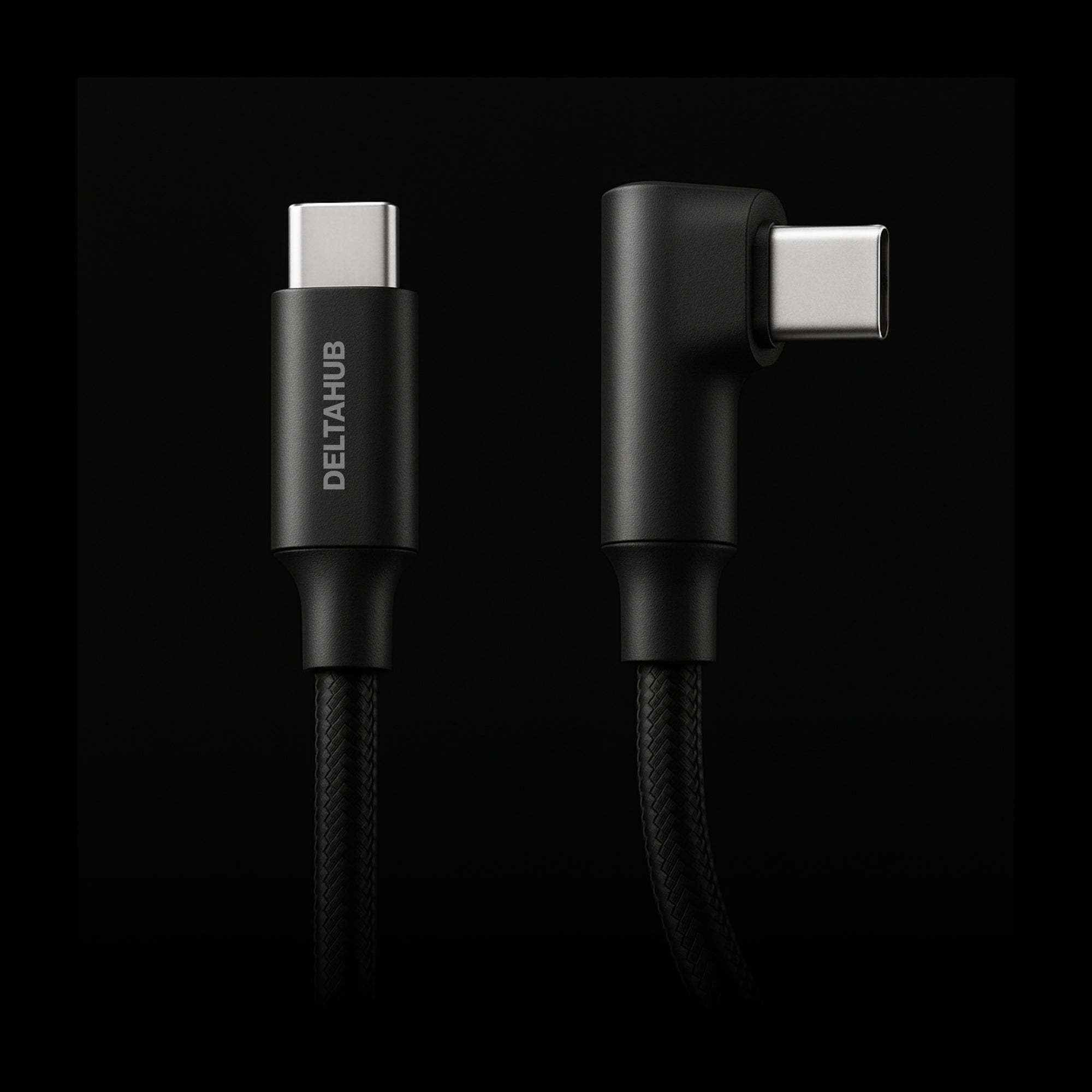 deltahub-holdx-usb-c-kabel-18cm-90-winkel-schwarz image 1