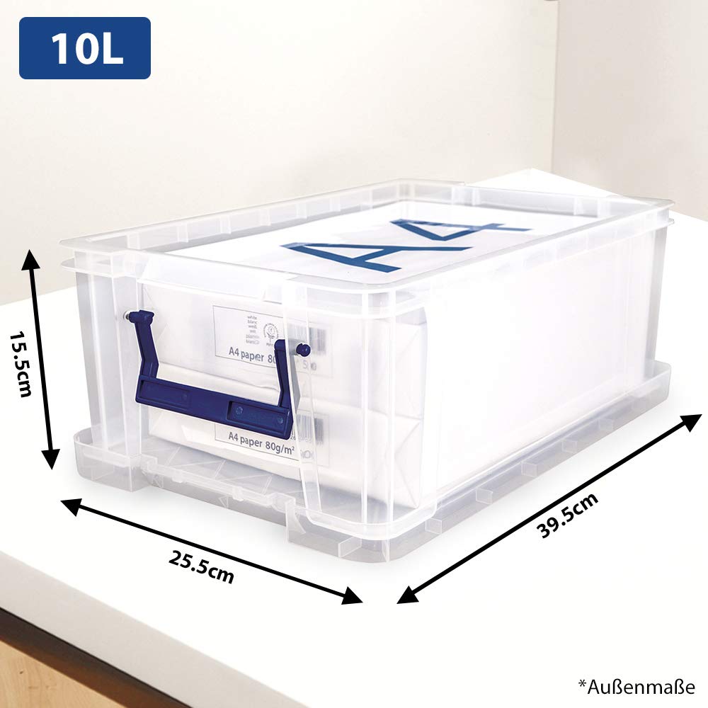 bankers-box-prostore-aufbewahrungsbox-10-liter-mit-deckel-1-st-ck image 2