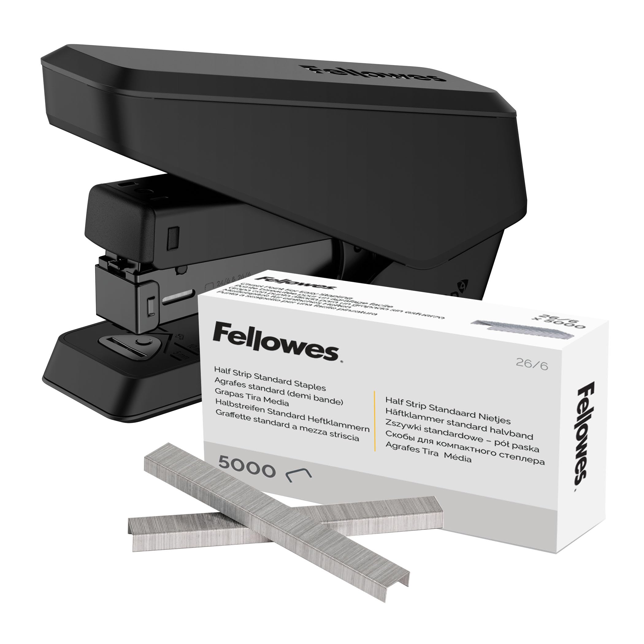 fellowes-lx840-easy-press-tacker-wei-25-blatt-halbstreifen image 6