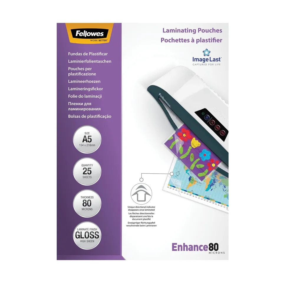 fellowes-imagelast-laminierfolien-a5-80-mikron-25-st-ck image 1