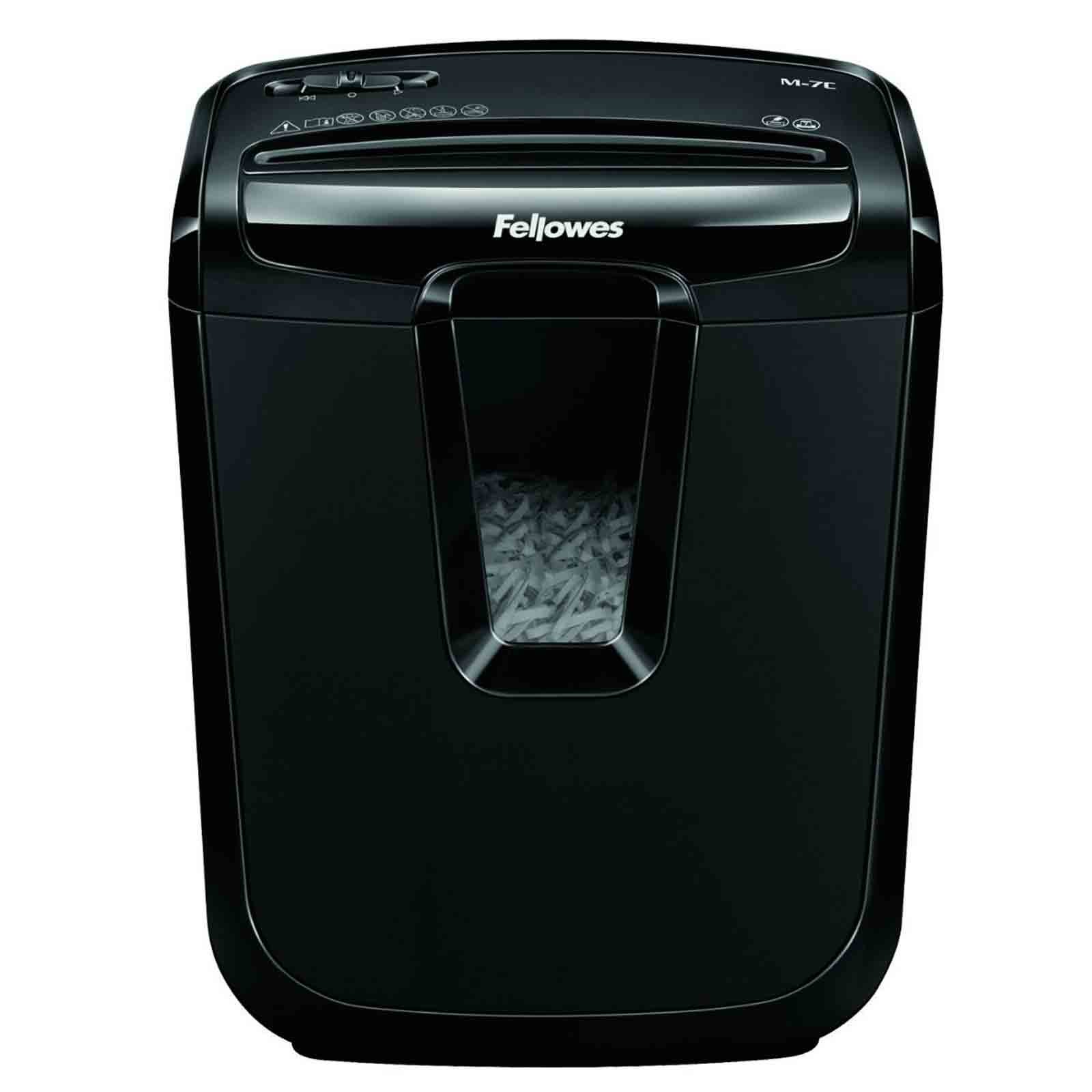 fellowes-powershred-m-7c-aktenvernichter-p4-7-blatt-schwarz image 2