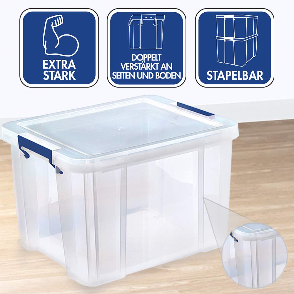 bankers-box-prostore-aufbewahrungsbox-36l-plastik-deckel image 3