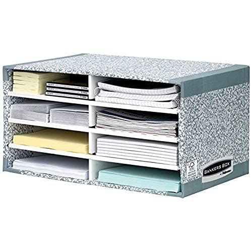 bankers-box-system-0875006-schreibtischmanager-grau-wei-8-f-cher image 6