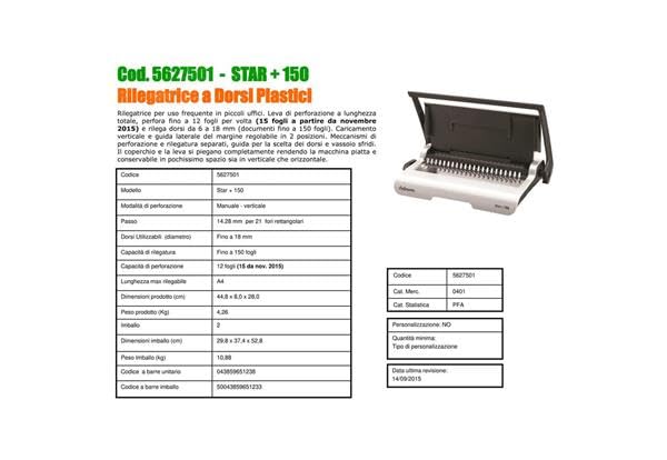fellowes-star-bindemaschine-manuell-a4-150-blatt-plastikbindung image 6