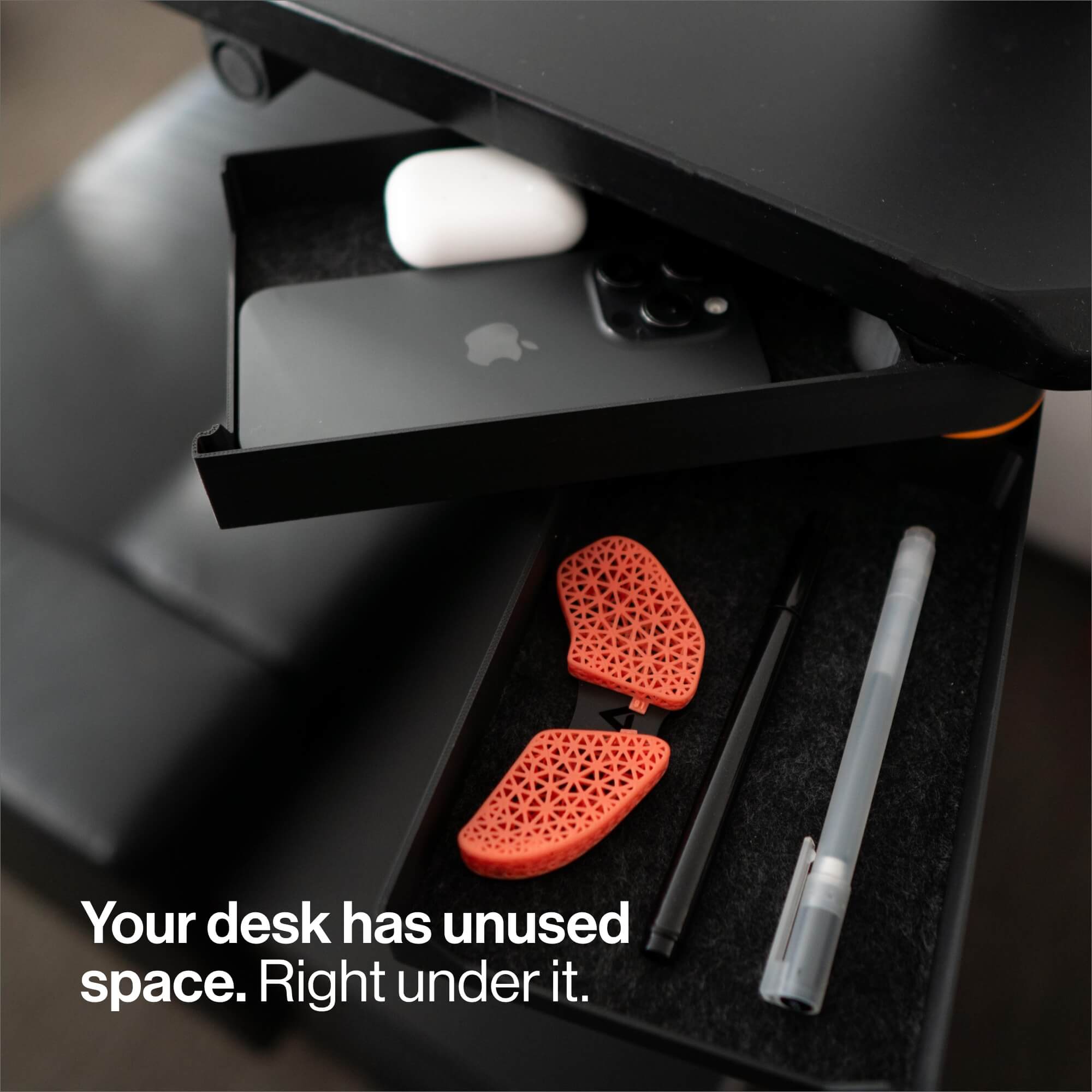 deltahub-to-do-schublade-modular-under-desk-schwarz-single image 3