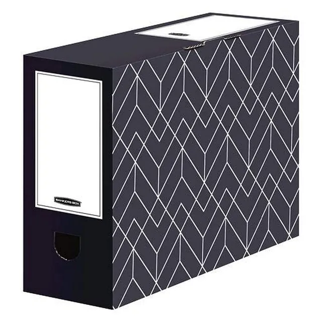 bankers-box-d-cor-archivschachtel-a4-100-mm-mitternachtsblau-5-st-ck image 1