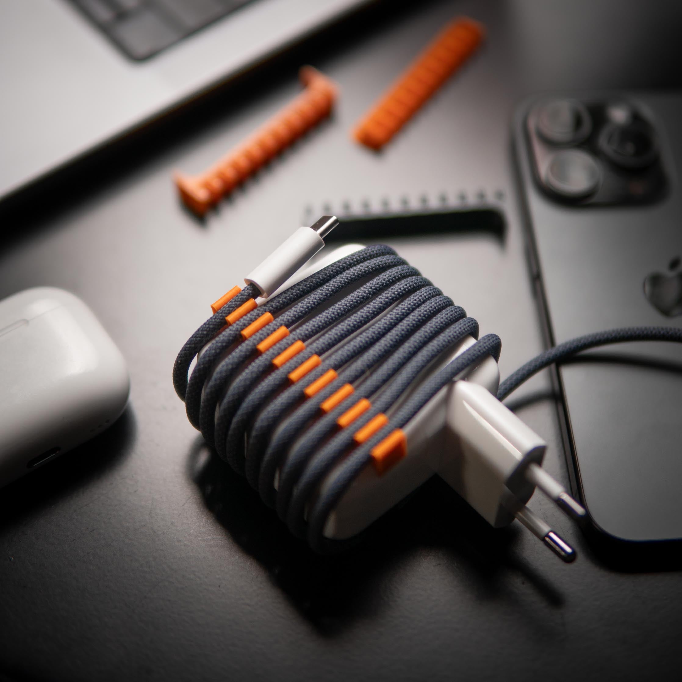 deltahub-holdx-cable-wrapper-kabelorganizer-3d-modell image 1