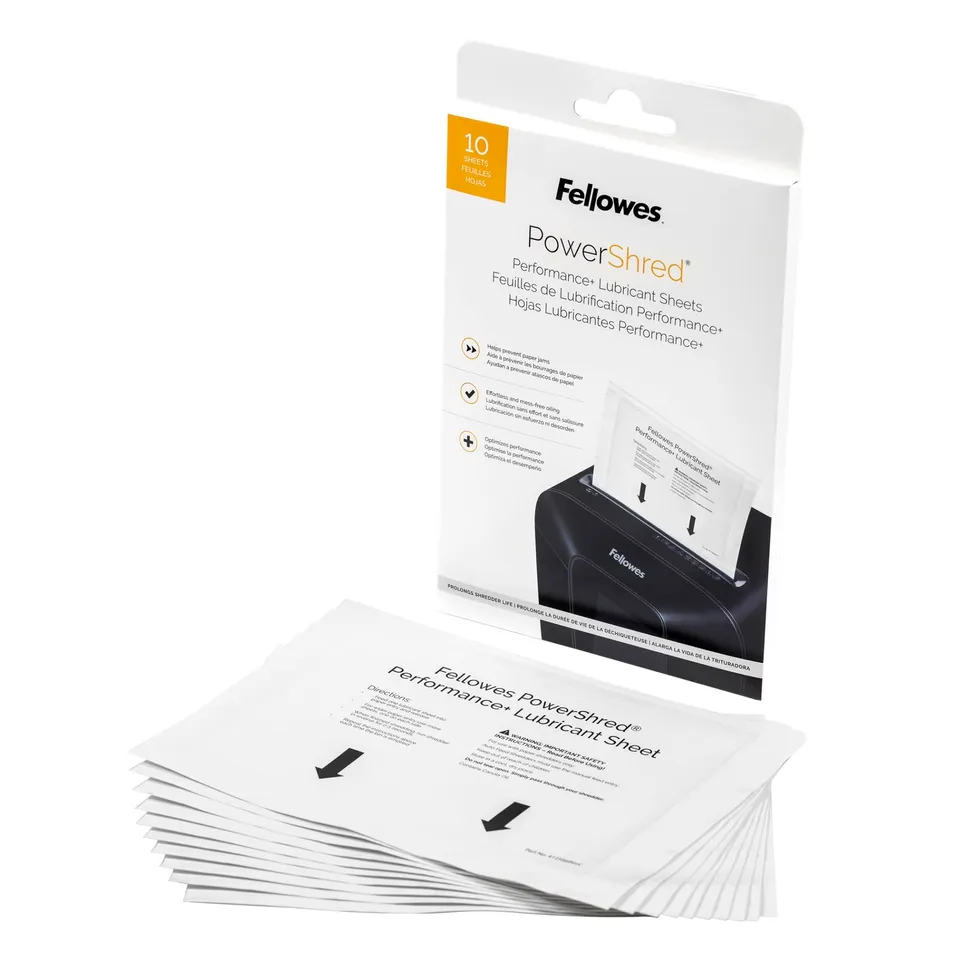 fellowes-powershred-schmiermittelbl-tter-10-st-ck-kreuzschnitt-l image 1