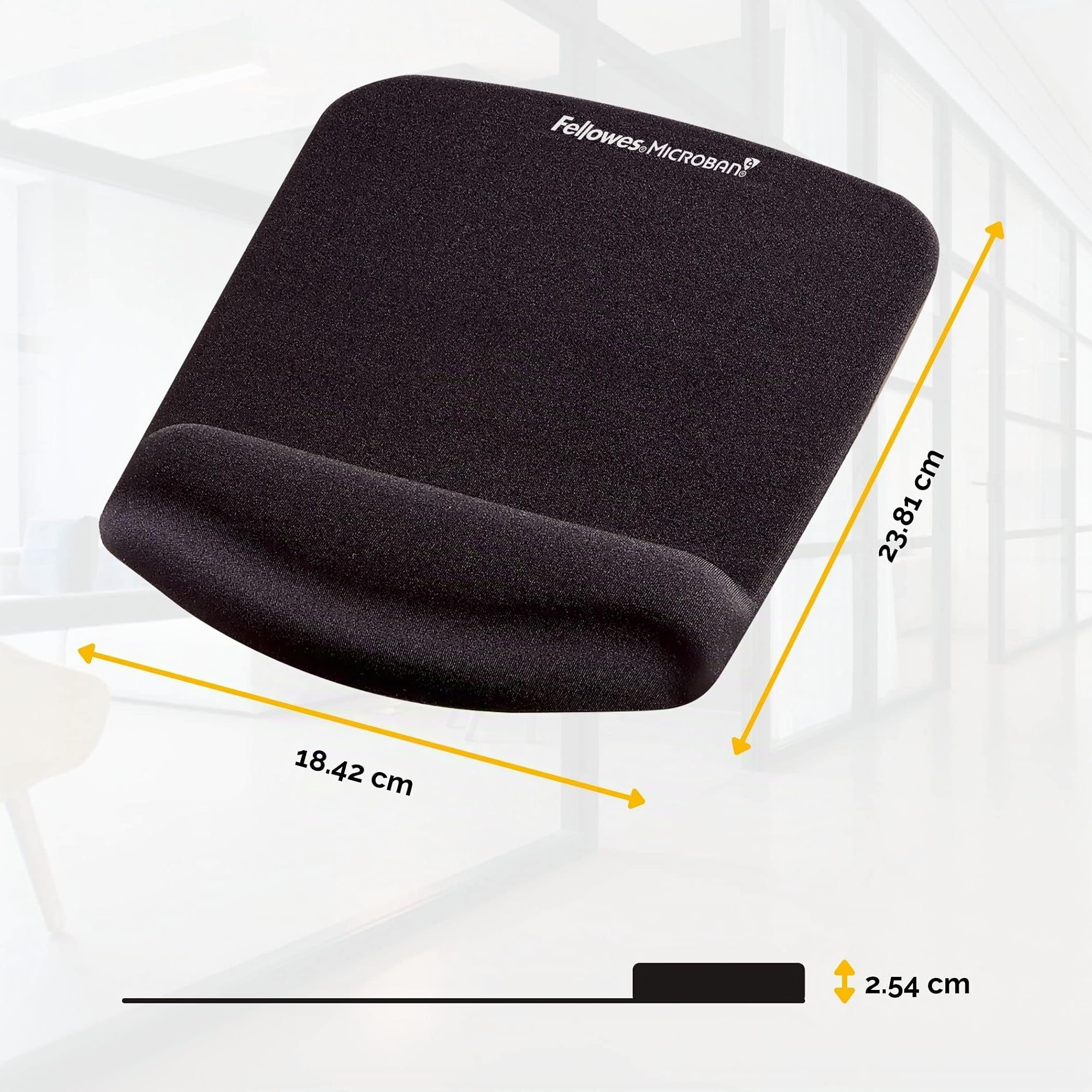 fellowes-plushtouch-mauspad-gel-handgelenkauflage-schwarz image 2