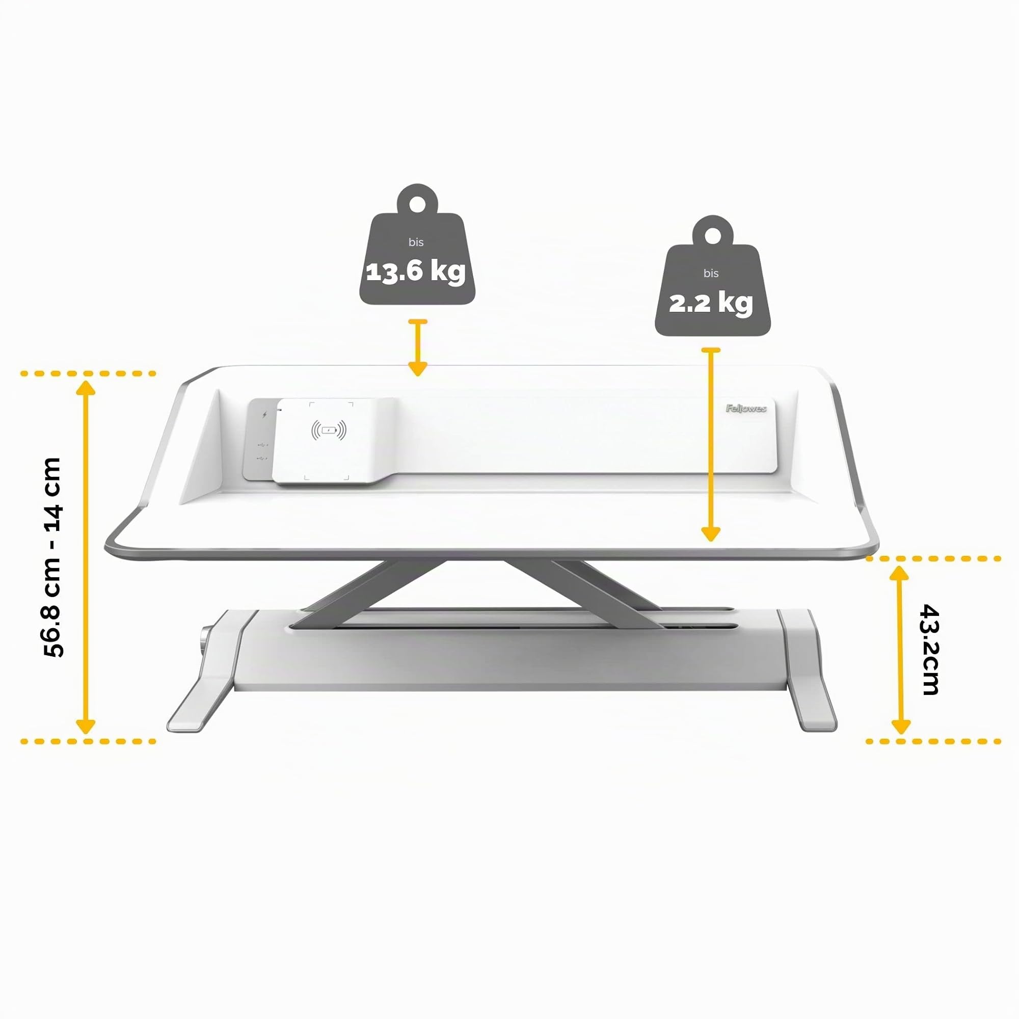 fellowes-breyta-lotus-dx-sitz-steh-aufsatz-schwarz-standard image 3