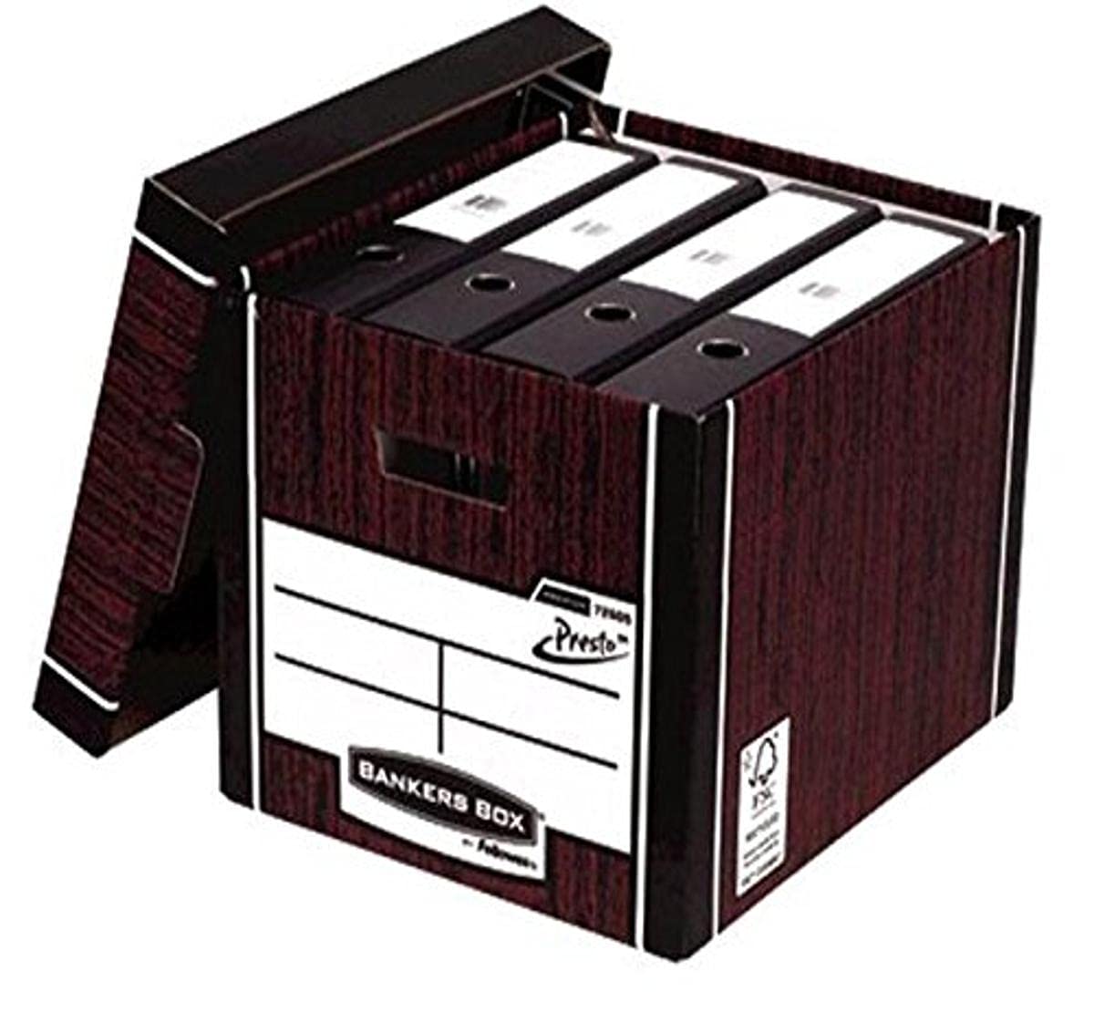 fellowes-r-premium-archivbox-holzmaserung-12-st-ck image 1
