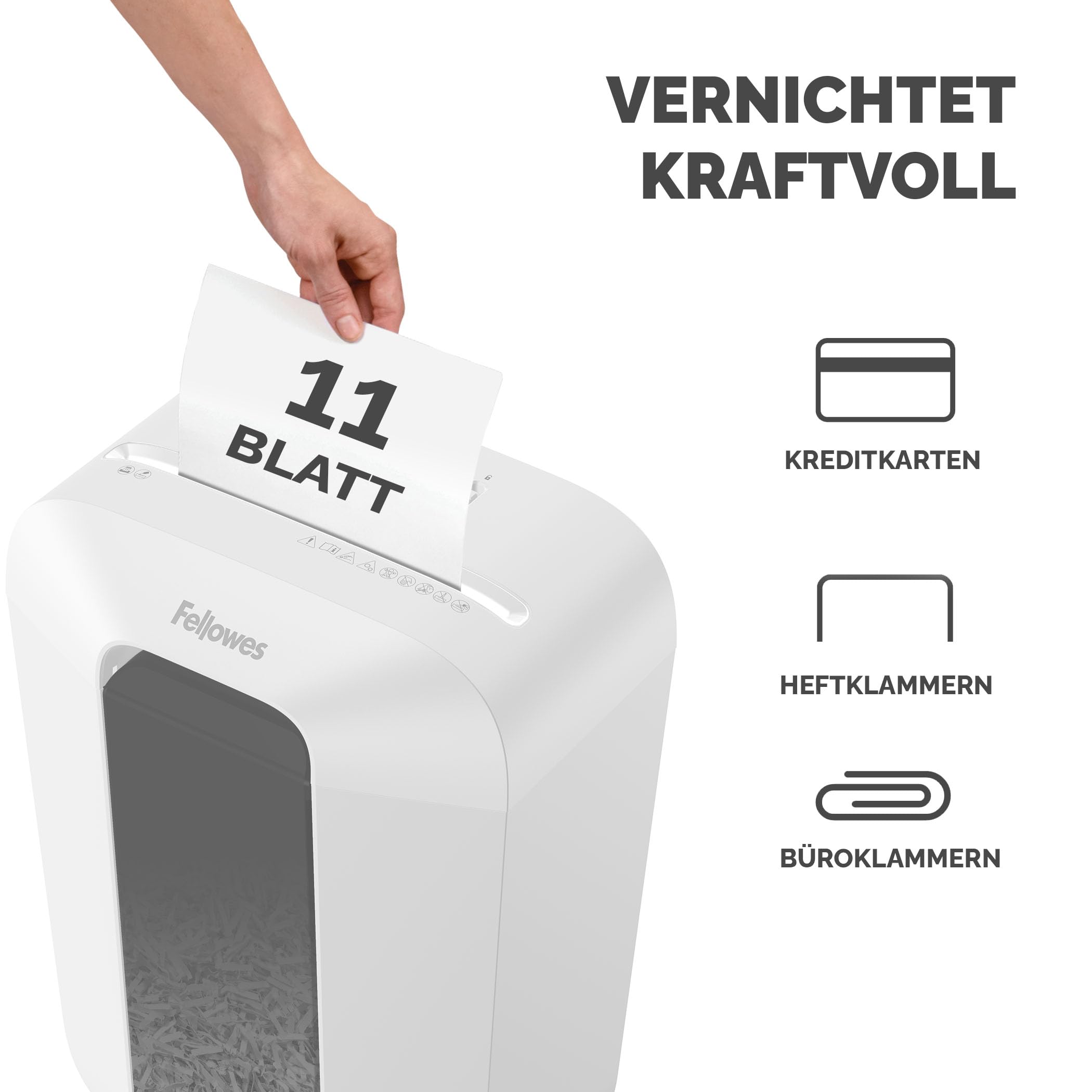 fellowes-lx70-powershred-aktenvernichter-p4-11-blatt-schwarz-18l image 3