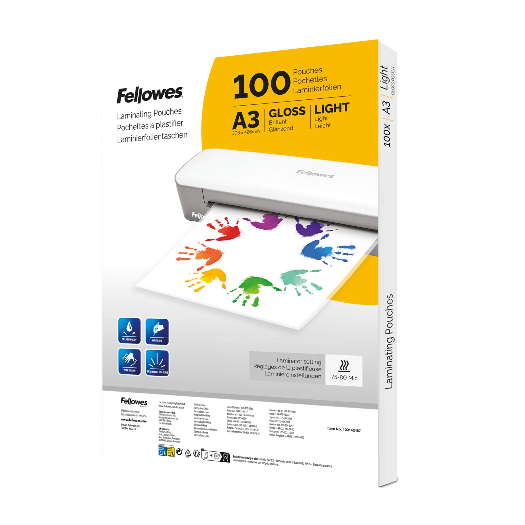 fellowes-imagelast-a3-laminierfolien-gl-nzend-80-mikron-50er image 8