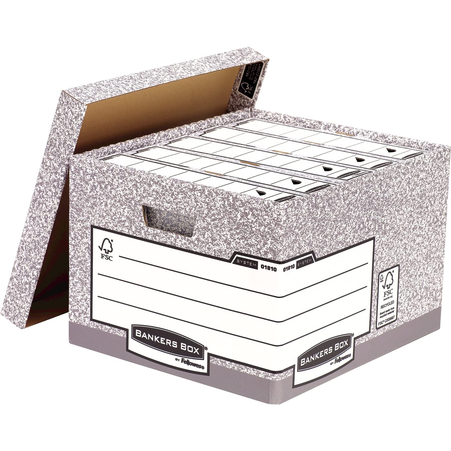 fellowes-bankers-box-system-archivbox-gro-grau-10er-pack image 4