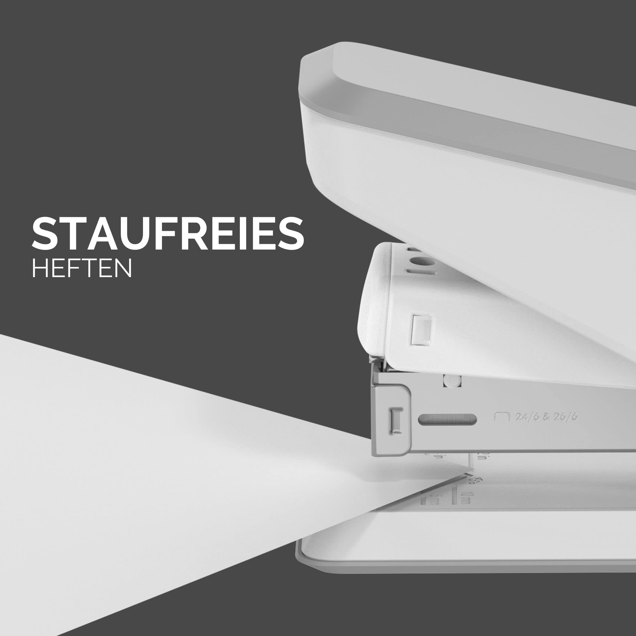fellowes-lx840-easy-press-tacker-wei-25-blatt-halbstreifen image 5