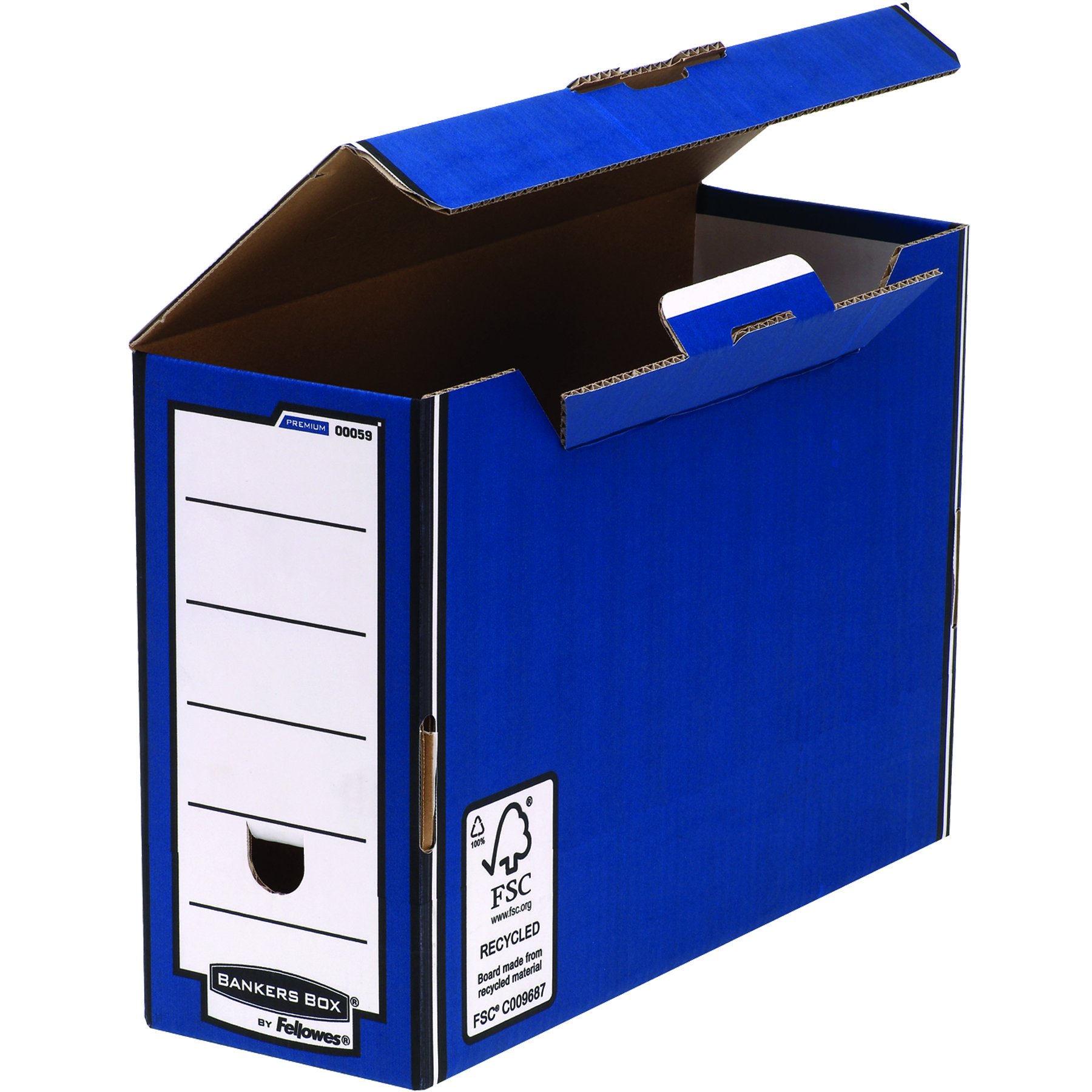 bankers-box-premium-archivschachtel-a4-blau-10-st-ck-fastfold image 2