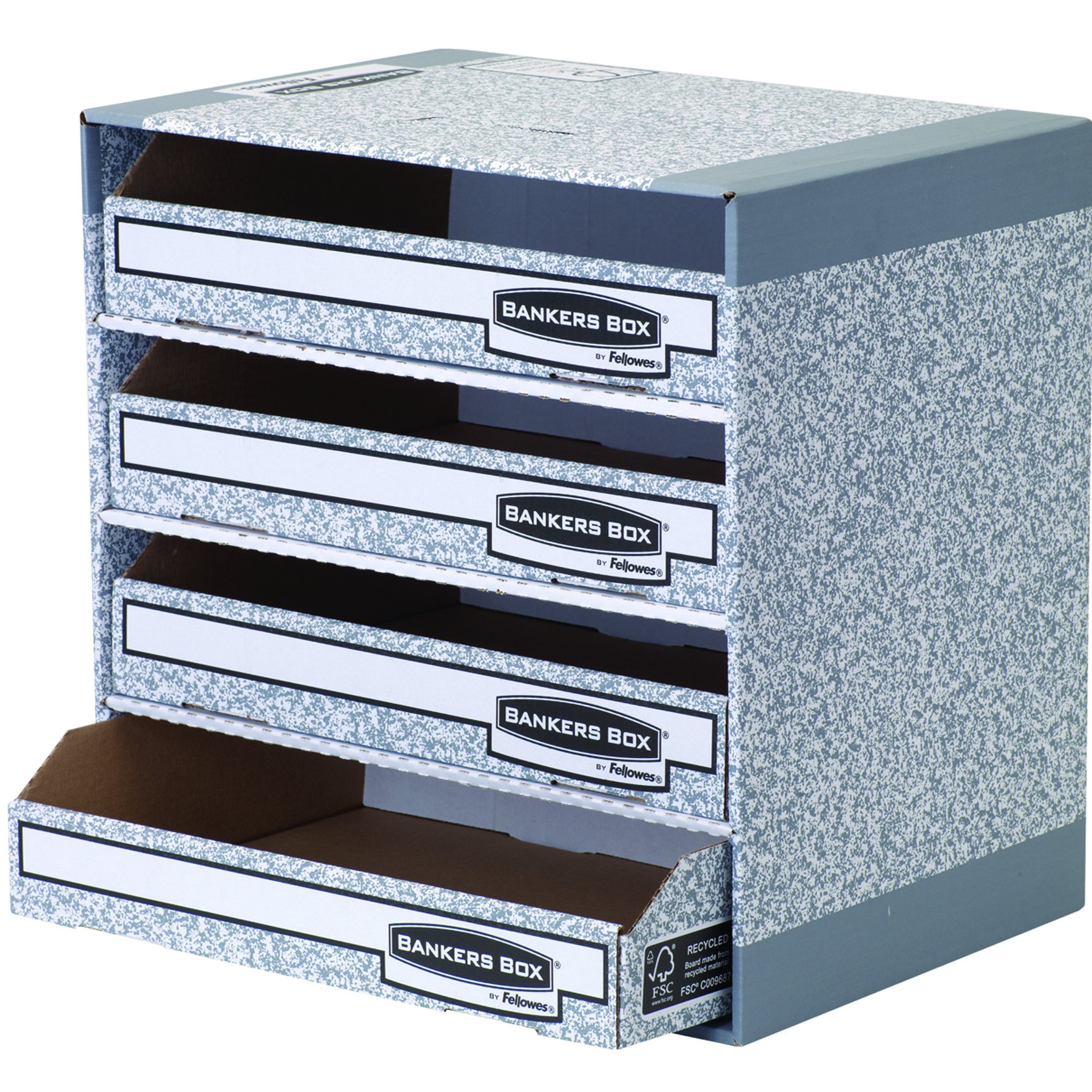 fellowes-r-kive-organizer-grau-wei-5er-archivsystem image 3