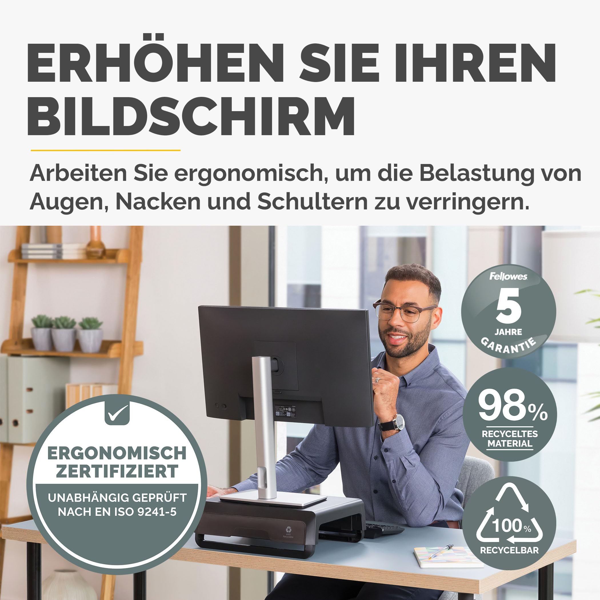 fellowes-breyta-monitorst-nder-schwarz-3-stufig-15-kg image 2