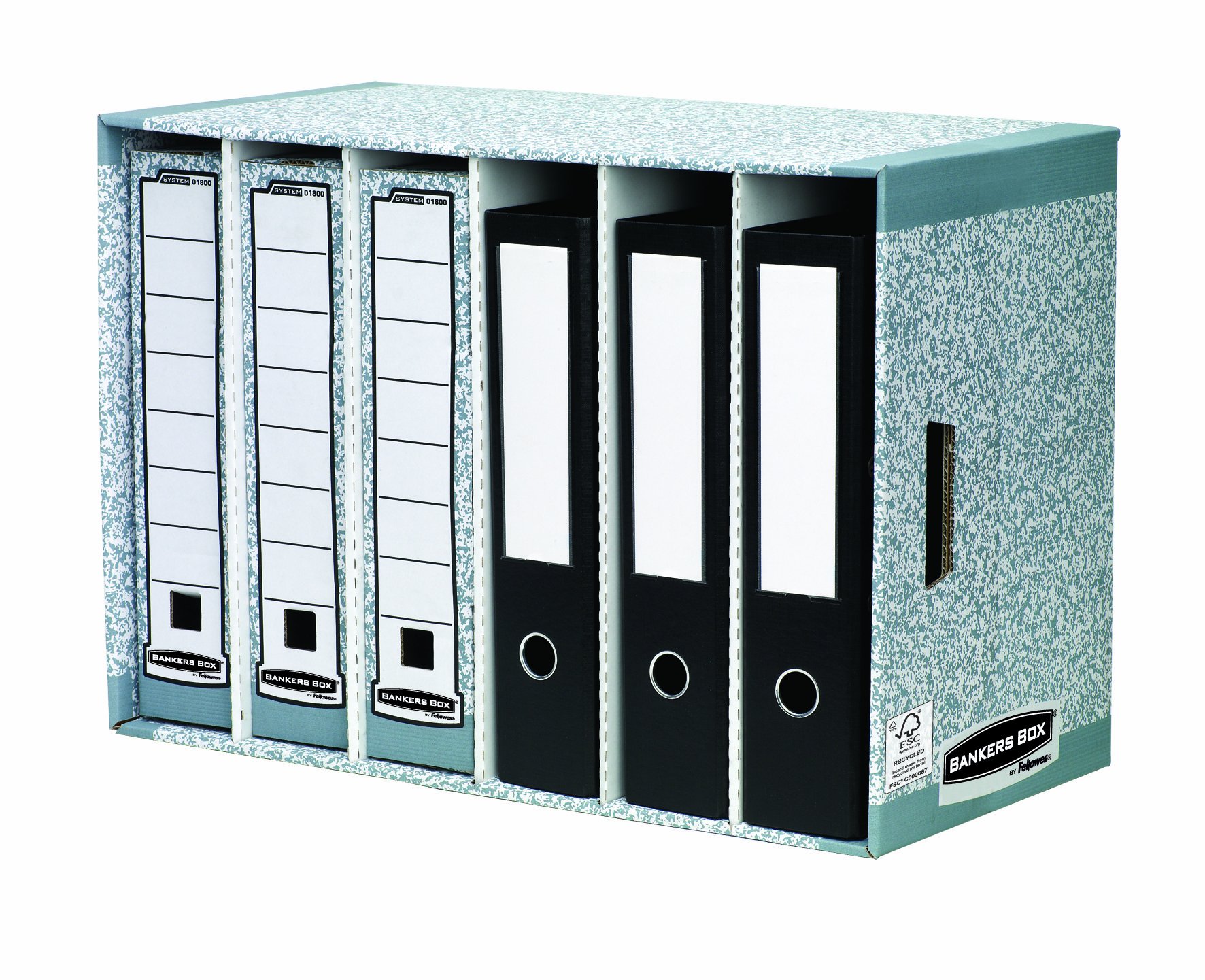 fellowes-bankers-box-0188009-ordnerarchiv-grau-6-f-cher image 2