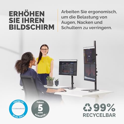 fellowes-seasa-monitorarm-f-r-2-monitore-vertikal-schwarz-32-zoll image 8