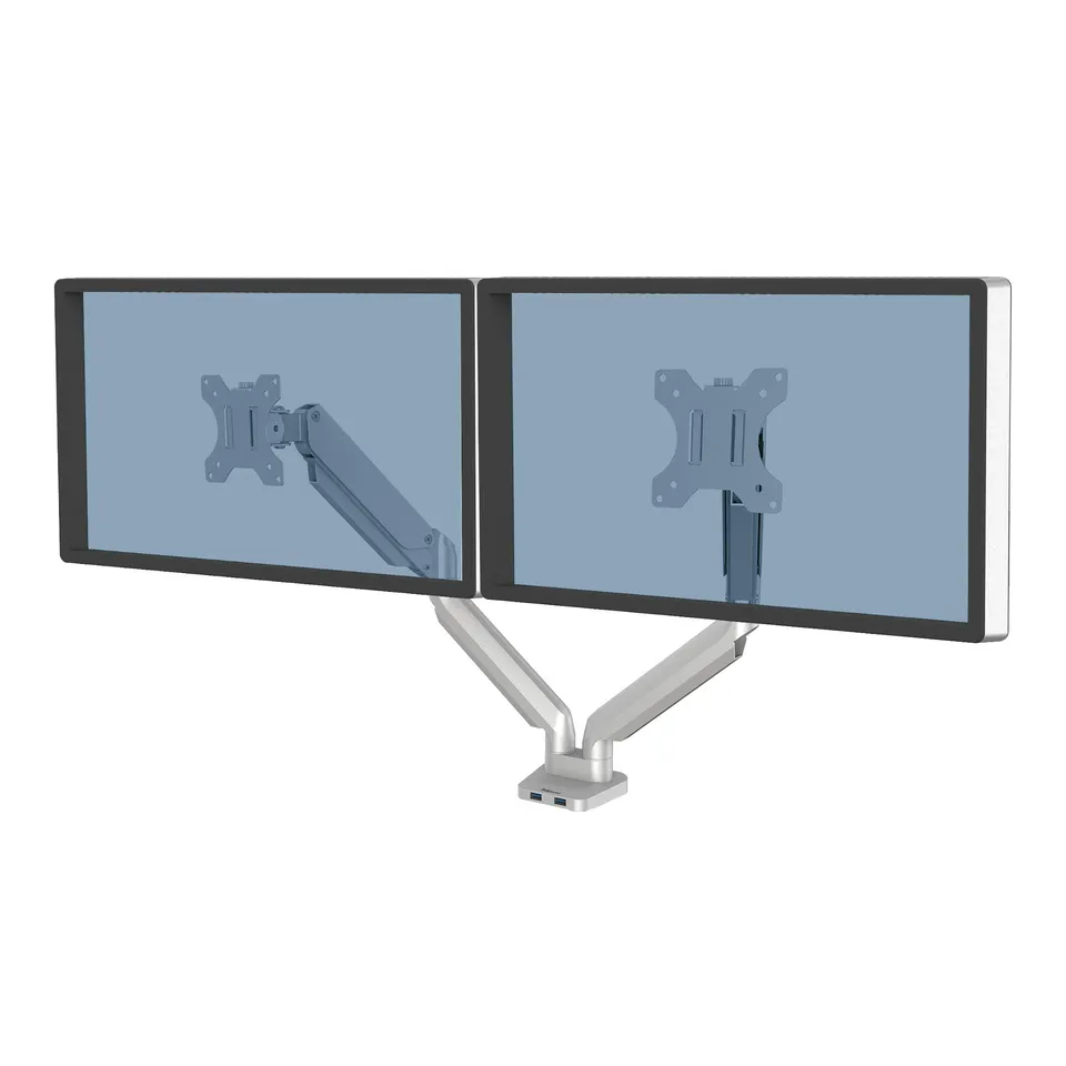 fellowes-platinum-monitorarm-2-monitore-silber-32-zoll image 1