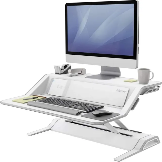 fellowes-breyta-lotus-dx-sitz-steh-aufsatz-schwarz-standard image 1