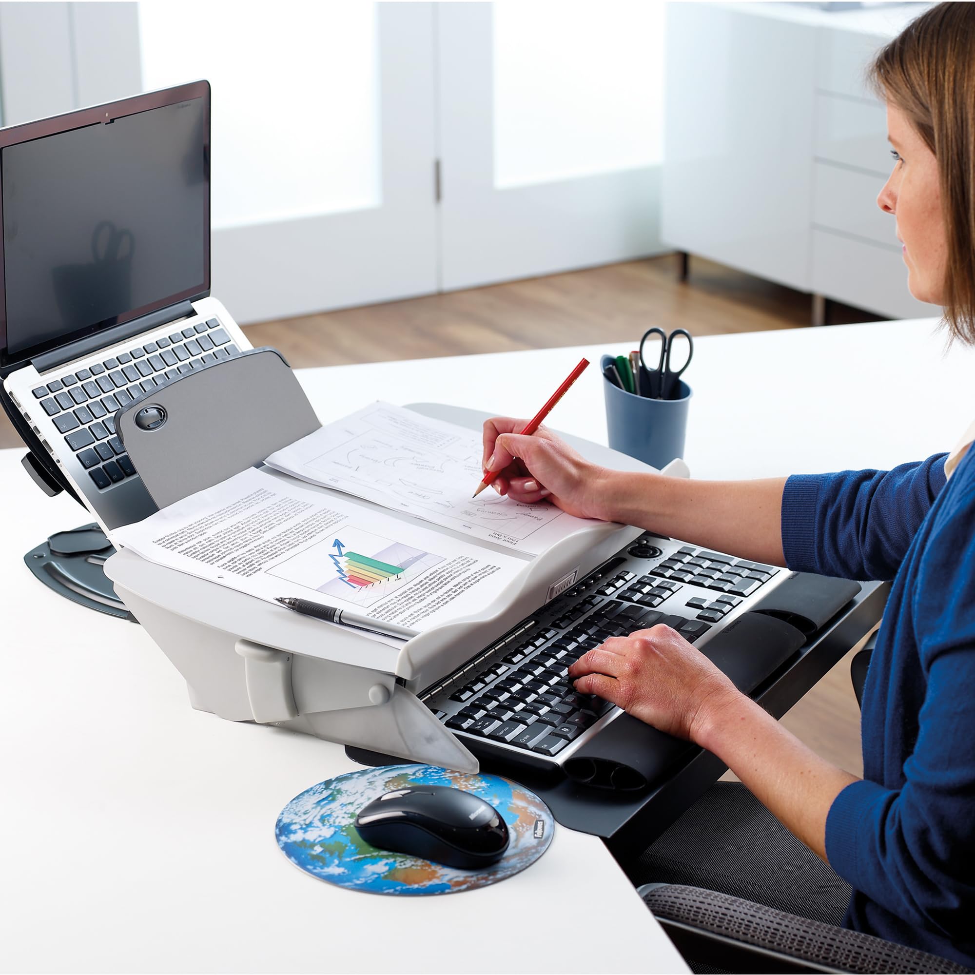 fellowes-i-spire-dokumentenhalter-easy-glide-h-henverstellbar image 2
