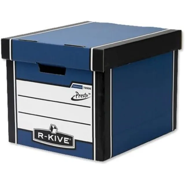 fellowes-r-kive-presto-aufbewahrungsbox-blau-wei-stapelbar image 1