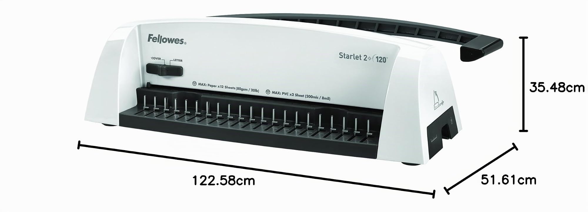 fellowes-pulsar-bindemaschine-a4-manuell-300-blatt-mit-deckeln image 7