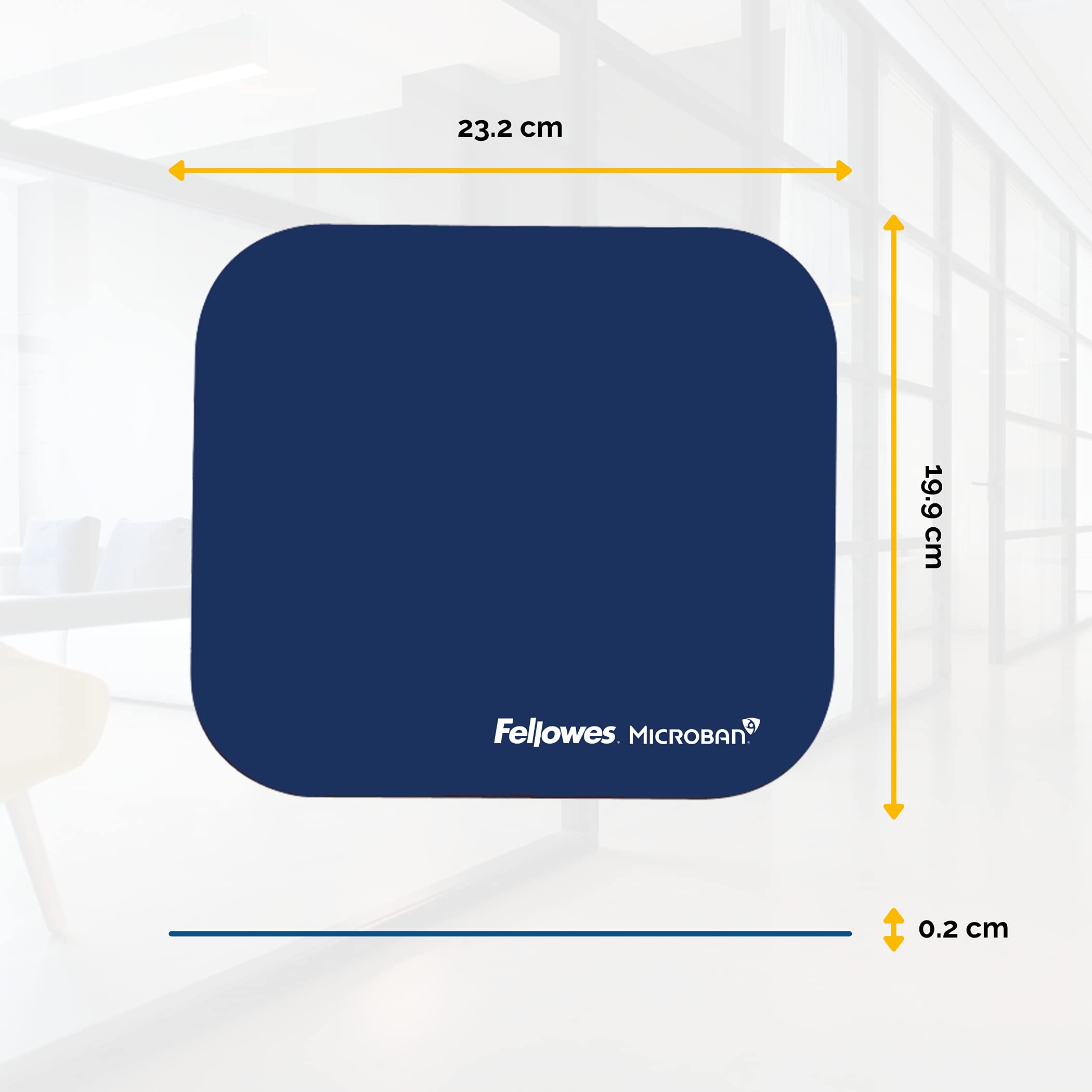 fellowes-standard-mauspad-microban-blau-rechteckig image 2