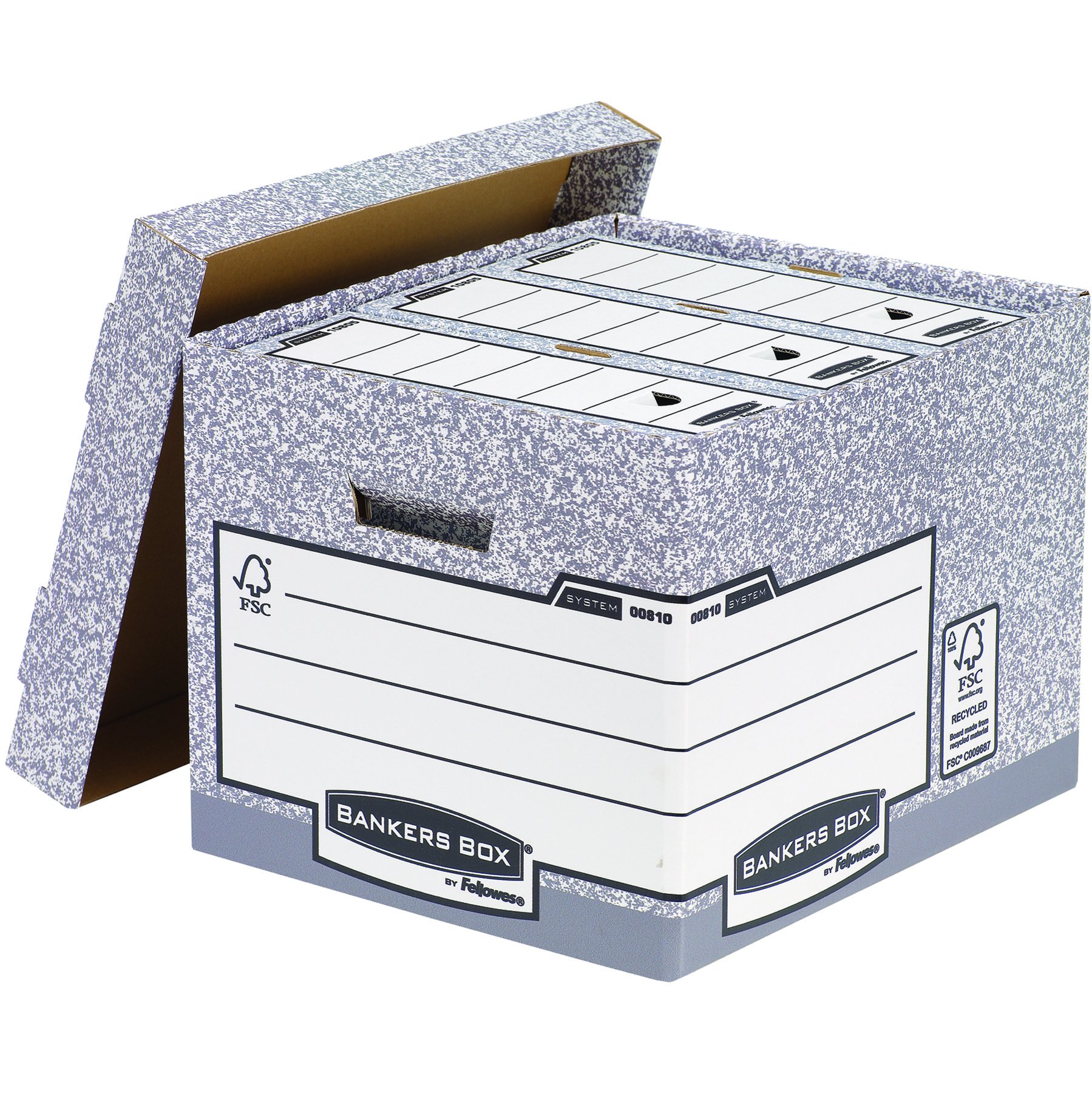 bankers-box-system-archivbox-grau-10-st-ck-mit-deckel image 3