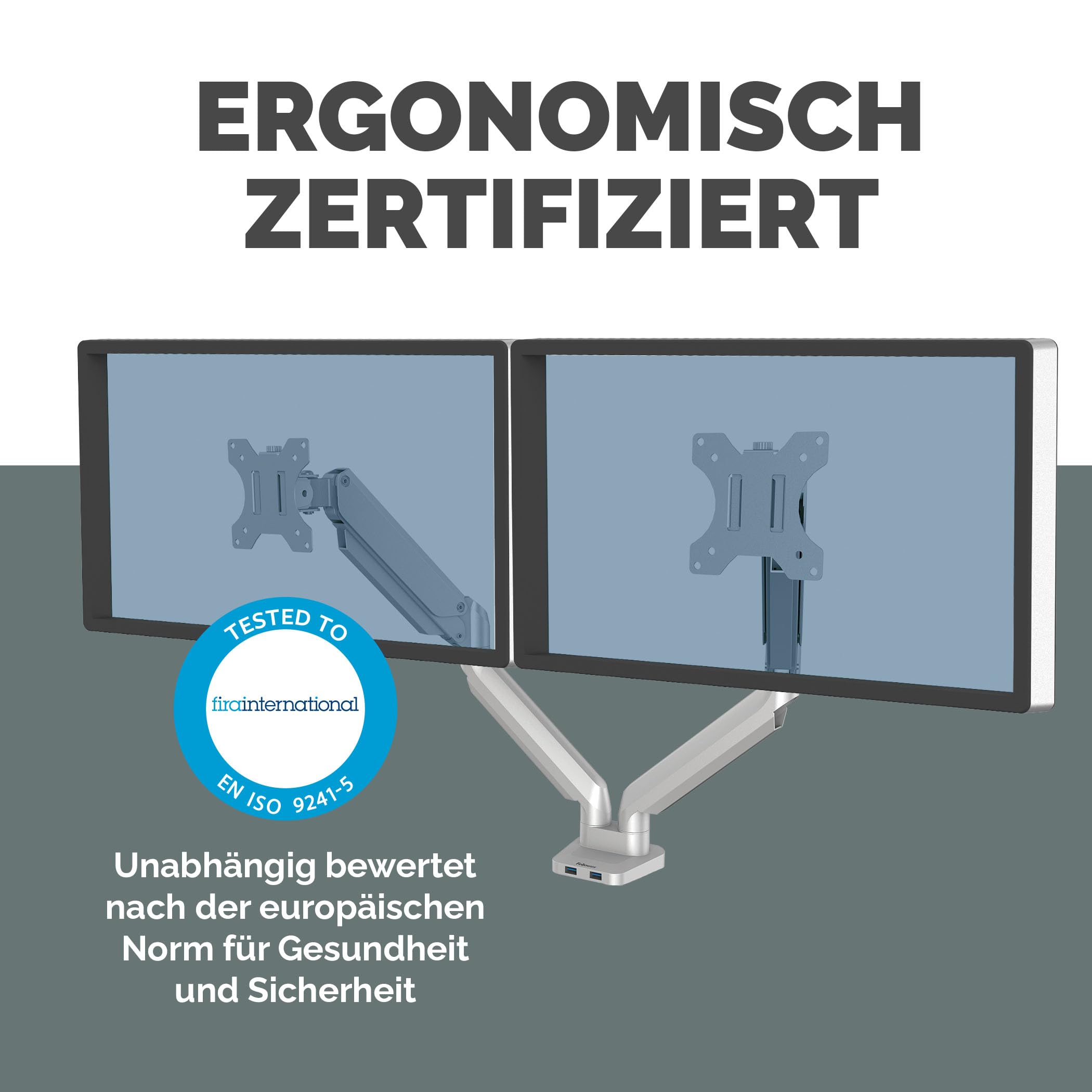fellowes-platinum-monitorarm-2-monitore-silber-32-zoll image 5
