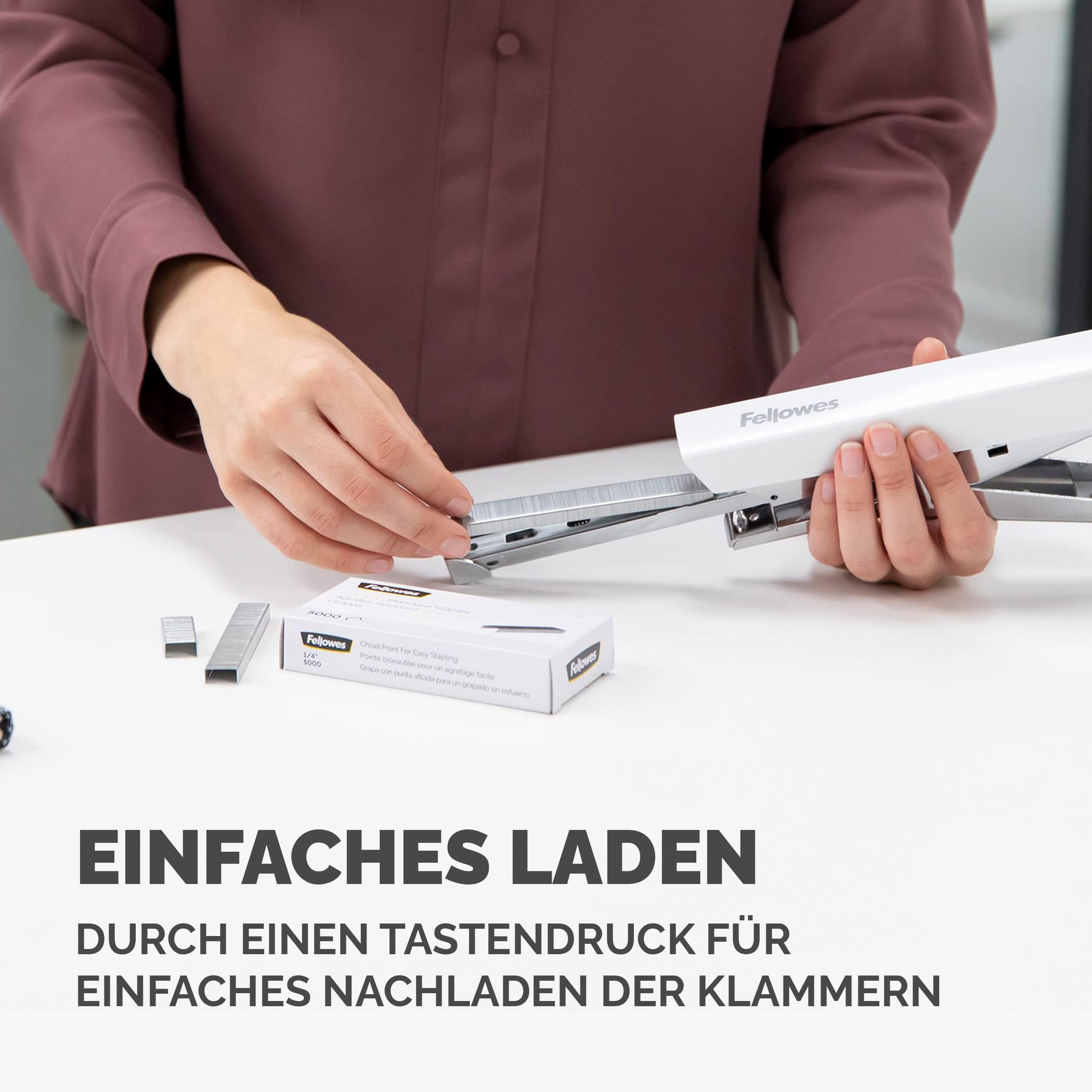 fellowes-lx890-heftzange-metall-40-blatt-wei image 7
