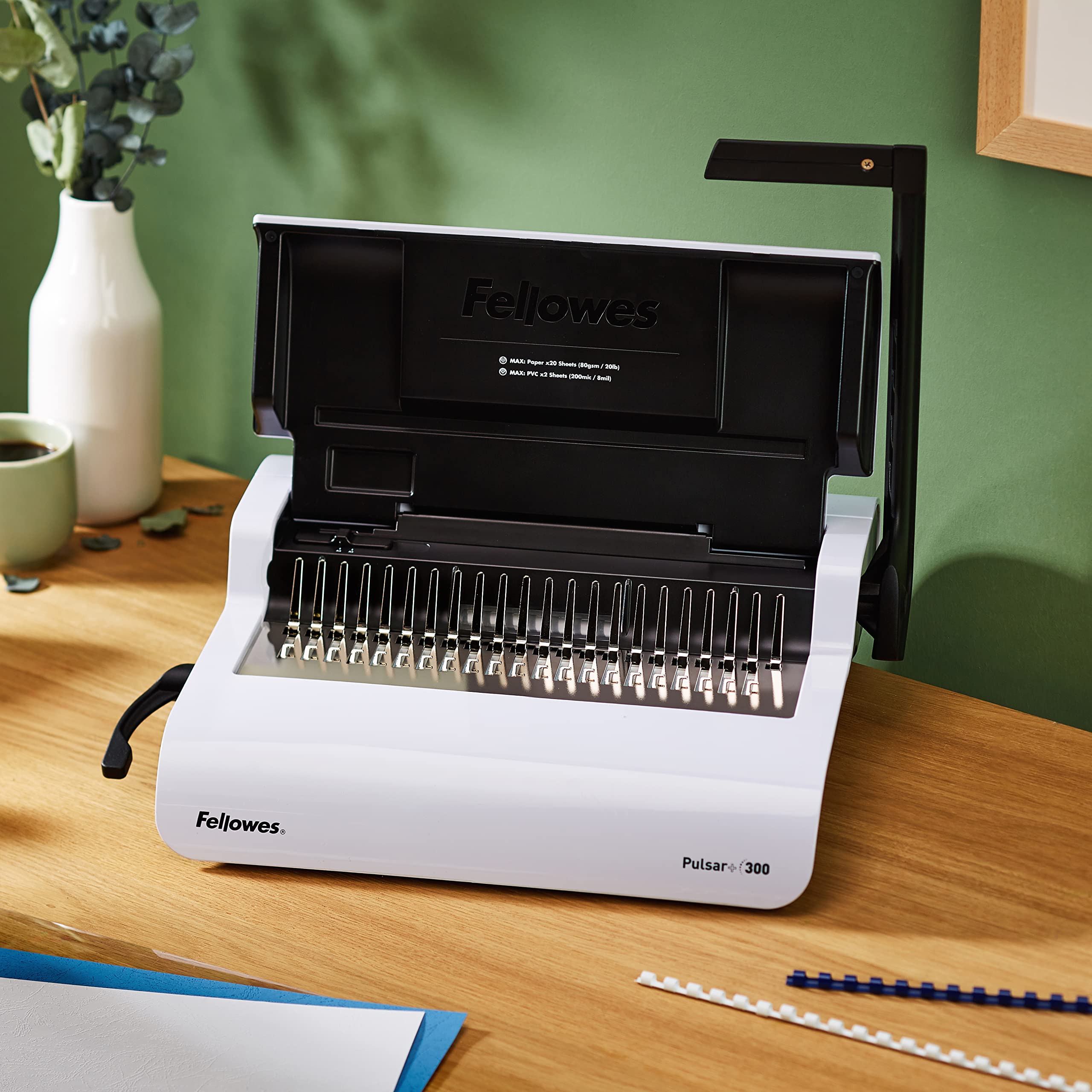 fellowes-pulsar-bindemaschine-plastik-a4-20-blatt-schwarz image 5