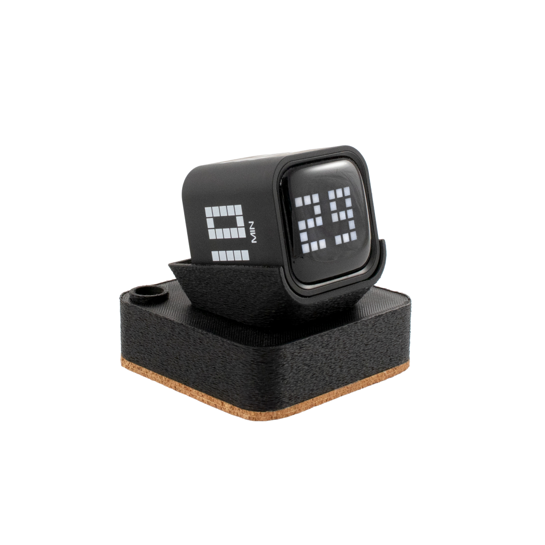 deltahub-flowtimer-pomodoro-fokus-timer-schwarz-analog-konzentration image 2