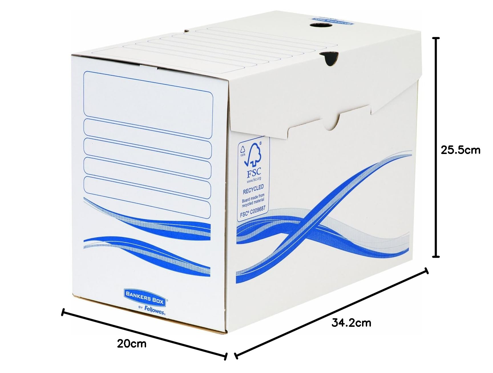bankers-box-system-archivschachtel-a4-200-mm-10er-pack image 6