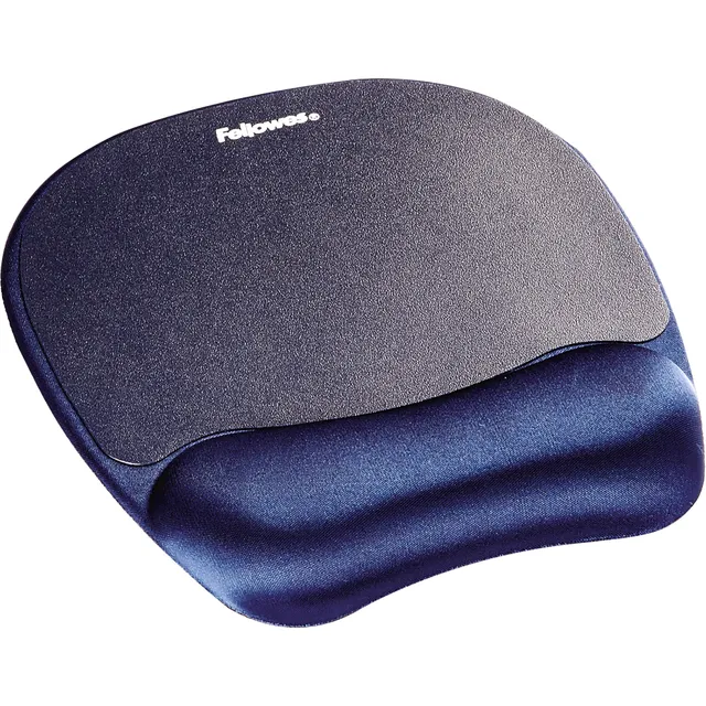 fellowes-standard-mauspad-memory-foam-handgelenkauflage-blau image 1