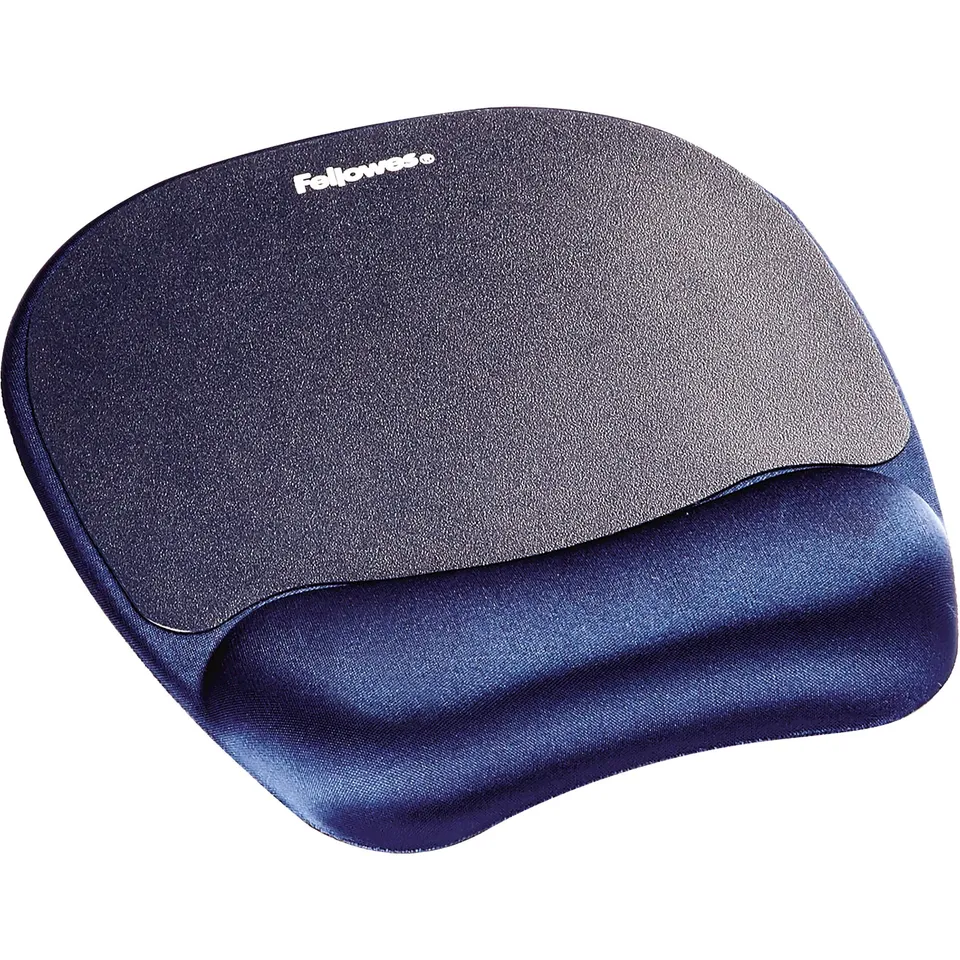fellowes-standard-mauspad-memory-foam-handgelenkauflage-blau image 1