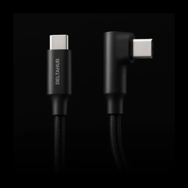 deltahub-holdx-usb-c-kabel-18cm-90-winkel-schwarz image 1