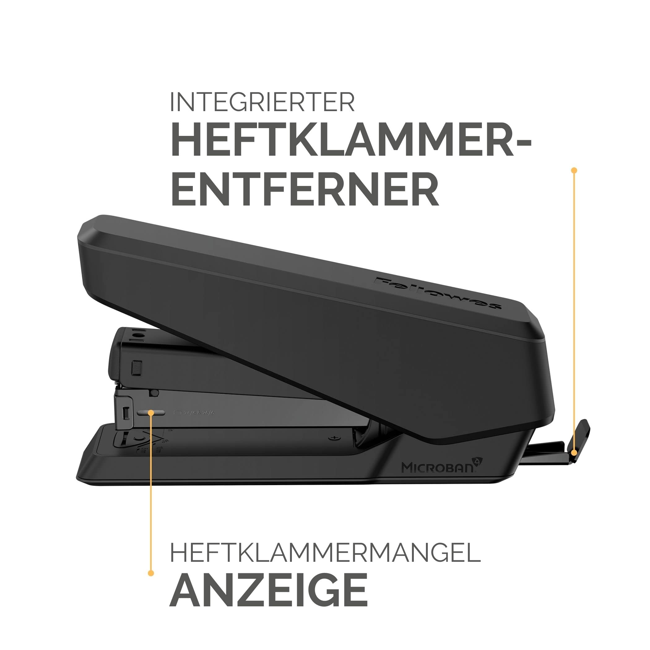 fellowes-lx850-easy-press-tacker-schwarz-25-blatt-vollstreifen image 5