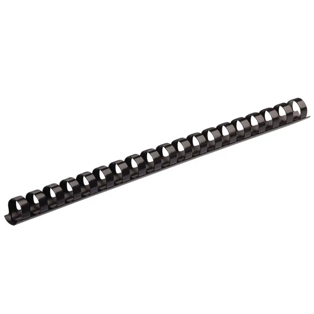 fellowes-pulsar-binder-cken-8mm-schwarz-25-st-ck-a4-21-ringe image 1