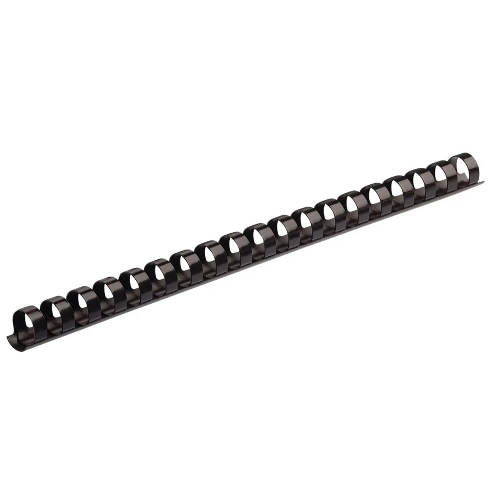 fellowes-pulsar-binder-cken-8mm-schwarz-25-st-ck-a4-21-ringe image 1