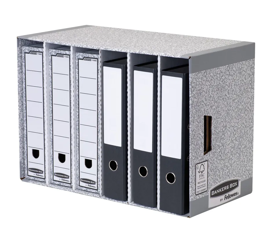 fellowes-bankers-box-0188009-ordnerarchiv-grau-6-f-cher image 1