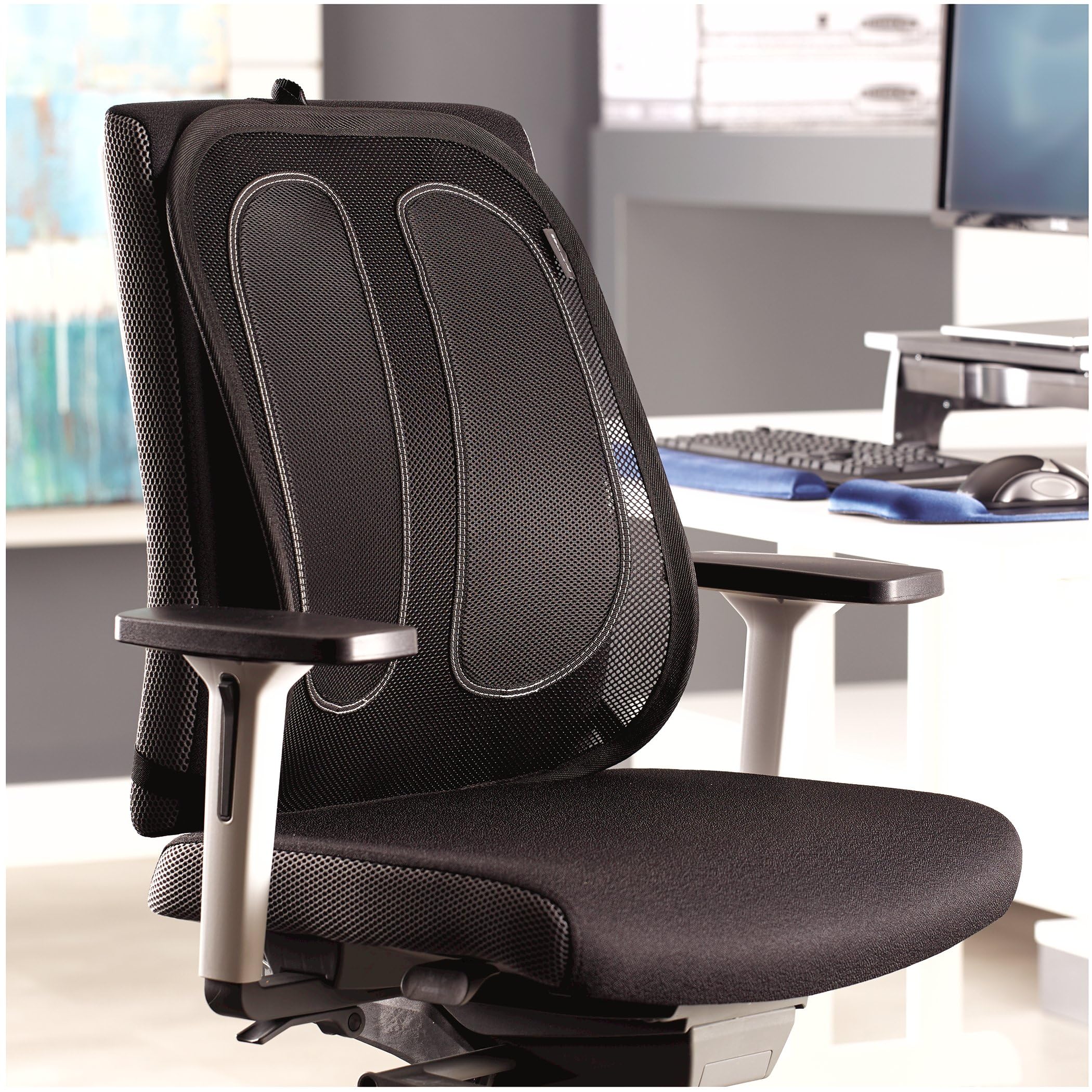 fellowes-office-suites-r-ckenst-tze-netz-schwarz-b-rostuhl-ergonomisch image 7