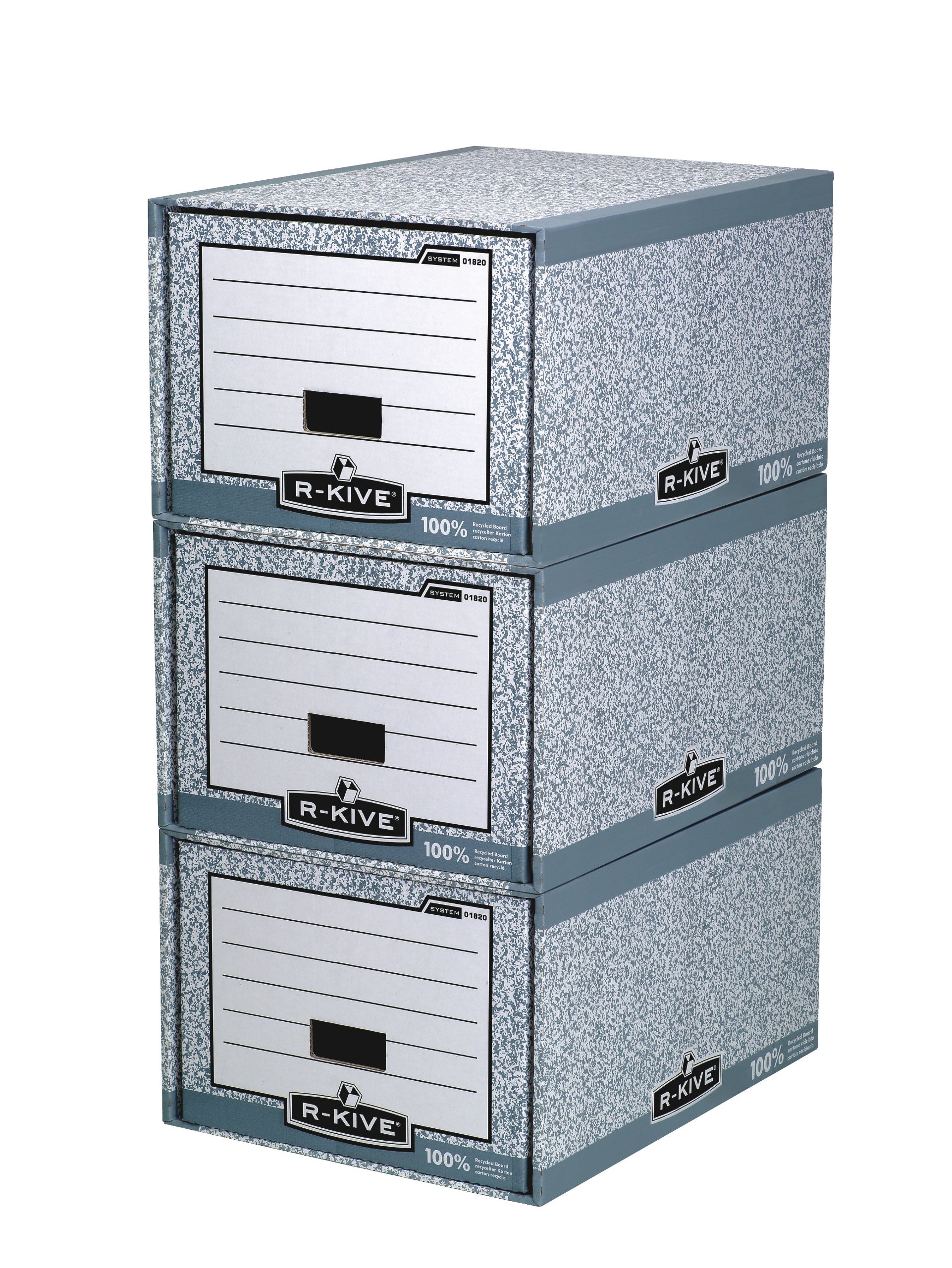 bankers-box-system-schubladenarchiv-folio-grau-5-st-ck image 4