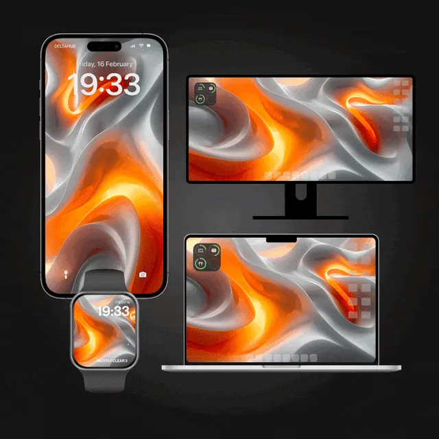 deltahub-orange-wallpapers-bundle-hintergrund-10er-pack image 1