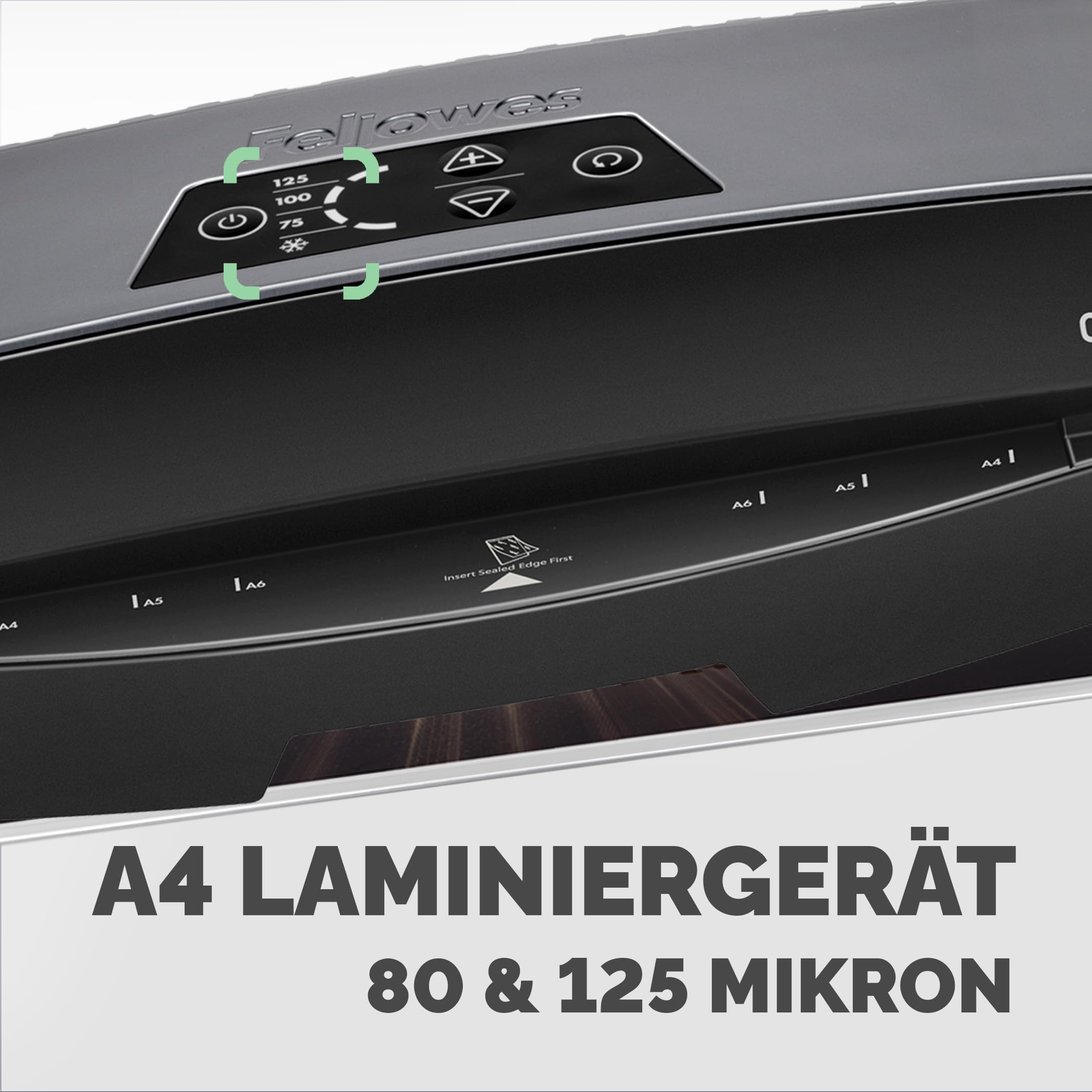 fellowes-calibre-a4-laminierger-t-125-micron-inkl-10-folien-schwarz image 4