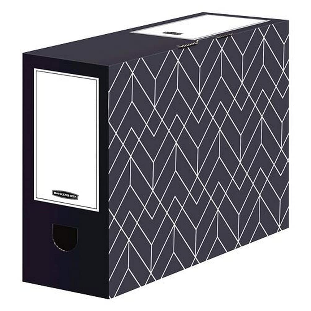 bankers-box-d-cor-archivschachtel-a4-100-mm-mitternachtsblau-5-st-ck image 1